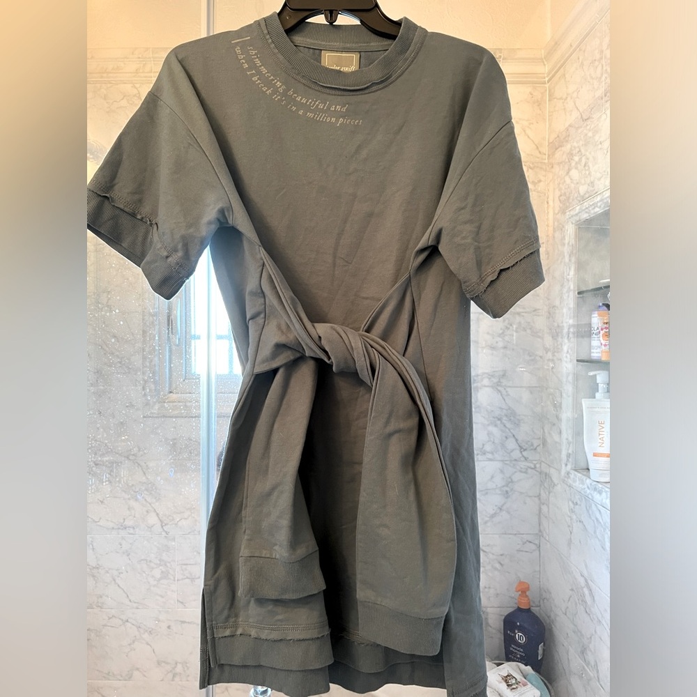 Taylor Swift Official Merch Folklore Mirrorball Tshirt Dress Sz M RARE